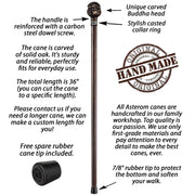 Buddha Walking Cane Sturdy Fully Carved Canes Sticks