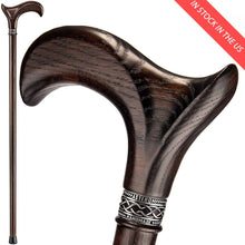 Handmade Ergonomic Wooden Cane for Men and Women