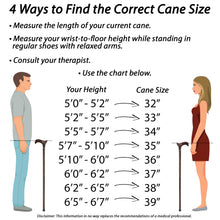 Fashionable Walking Cane for Men and Women, Oak Wood