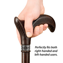 Handmade Ergonomic Wooden Cane for Men and Women