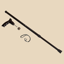 Cool Carbon Adjustable Cane with Ergonomic Wooden Handle