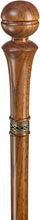 Fancy Knob Walking Stick Sturdy Wooden Cane - Custom Length & Color