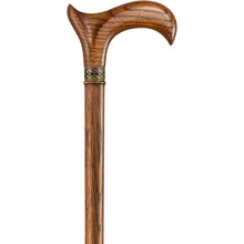 Derby Walking Cane for Men and Women, Oak Wood
