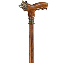 Fox Walking Cane - Custom Length and Color