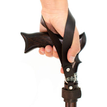 Stylish Leather Wrist Strap for Canes and Walking Sticks