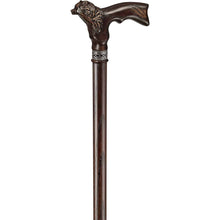 Bear Carved Wood Walking Cane - Custom Length and Color