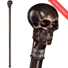Skull Walking Cane Sturdy Fully Carved Canes Sticks