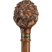 Carved Lion Walking Cane Sturdy Fully Carved Canes Sticks