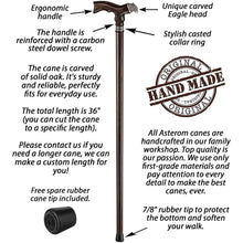 Fancy Eagle Cane - Wood Canes and Walking Sticks