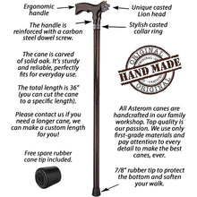 Exclusive Lion King Wooden Walking Cane for Men