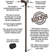 Pit Bull Cane - Custom Length and Color