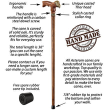 Thor Viking - Fashionable Walking Cane for Men