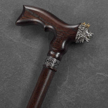 Exclusive Lion King Wooden Walking Cane for Men