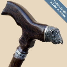 Buffalo Walking Cane - Custom Length and Color