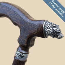 Bear Walking Cane - Custom Length and Color