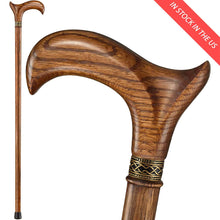 Derby Walking Cane for Men and Women, Oak Wood
