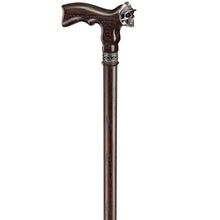 Custom Soldier Skull Cane - Cool Wood Walking Cane