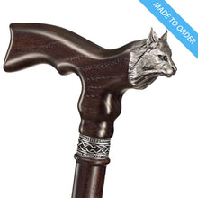 Facny Lynx Cane - Custom Length and Color