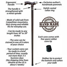 Eagle - Stylish Walking Cane, Ergonomic Handle