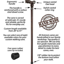 Custom Owl Cane - Cool Wood Walking Cane