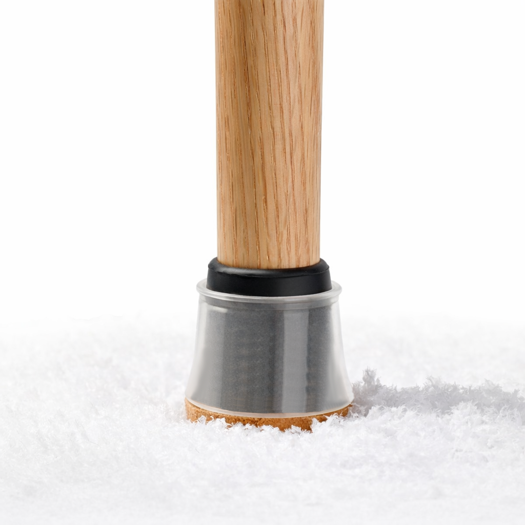 Pack of 1 - Asterom Ice Cane Tip Attachment - Winter Spikes for Canes and Walking Sticks