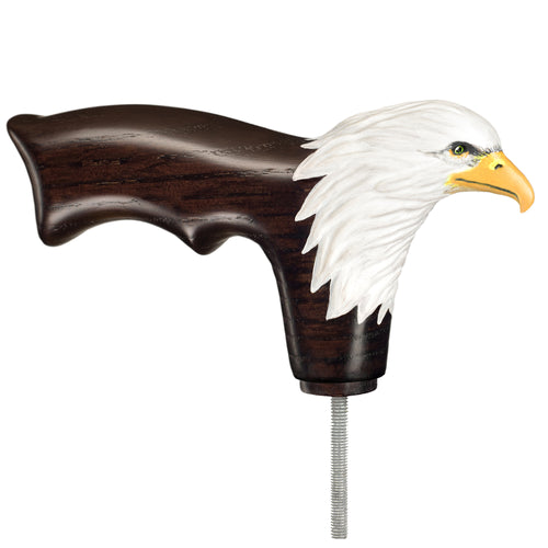 Hand Painted Carved Eagle Handle Only