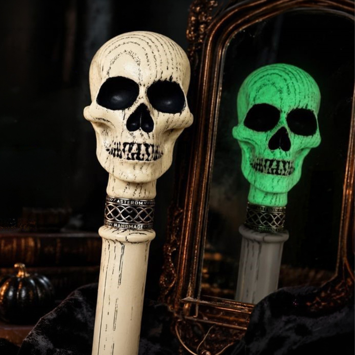 Glow in the Dark Skull Walking Stick, Cool Cane