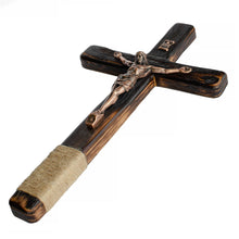 Unique Crucifix Rustic Wall Cross, Wooden Home Decor