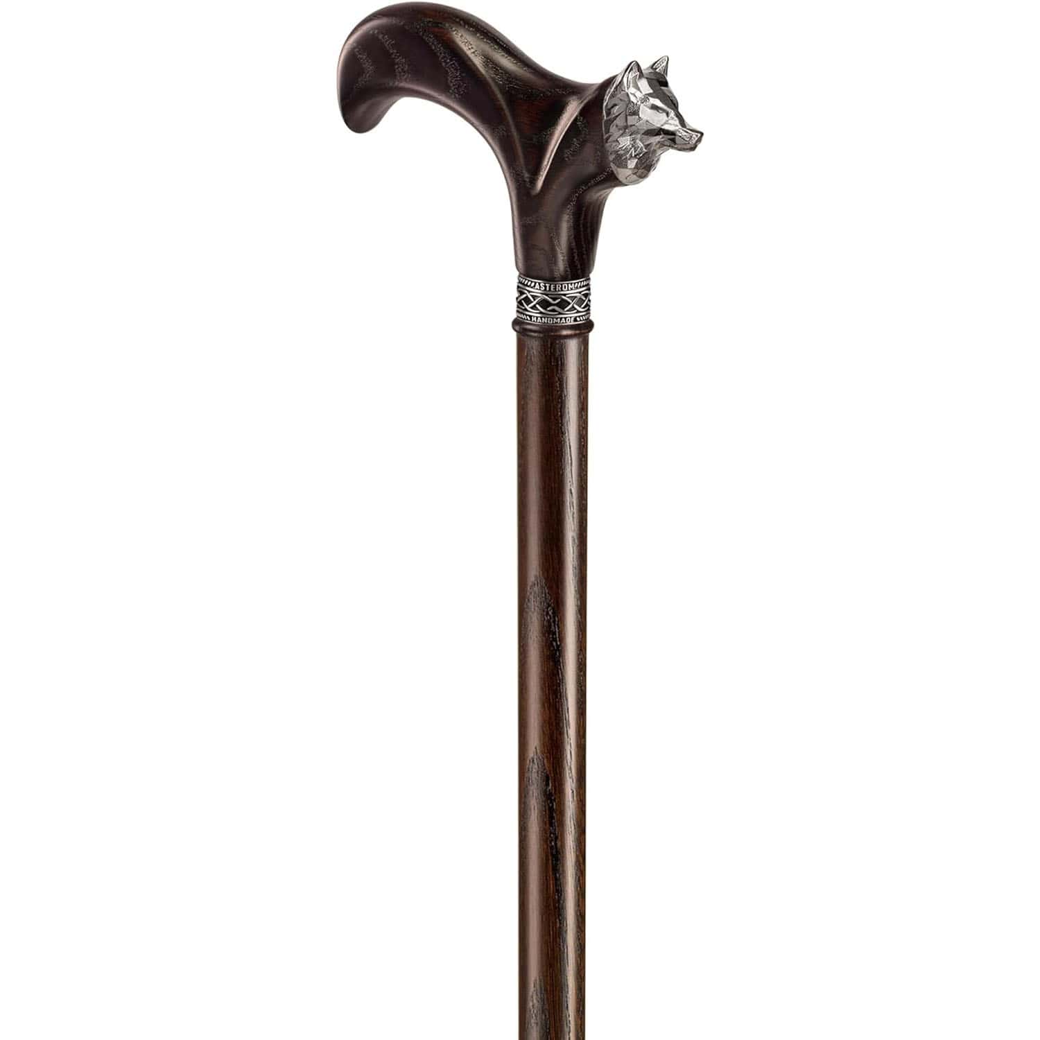 Fox Walking Cane - Custom Length & Color