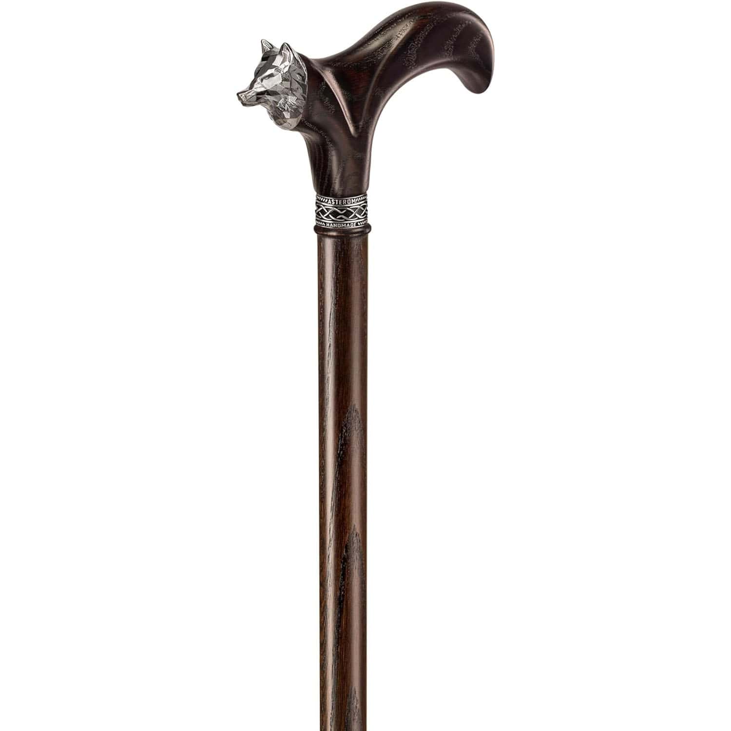Fox Walking Cane - Custom Length & Color