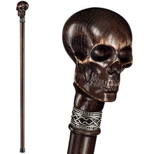 Skull Walking Cane Sturdy Fully Carved Canes Sticks
