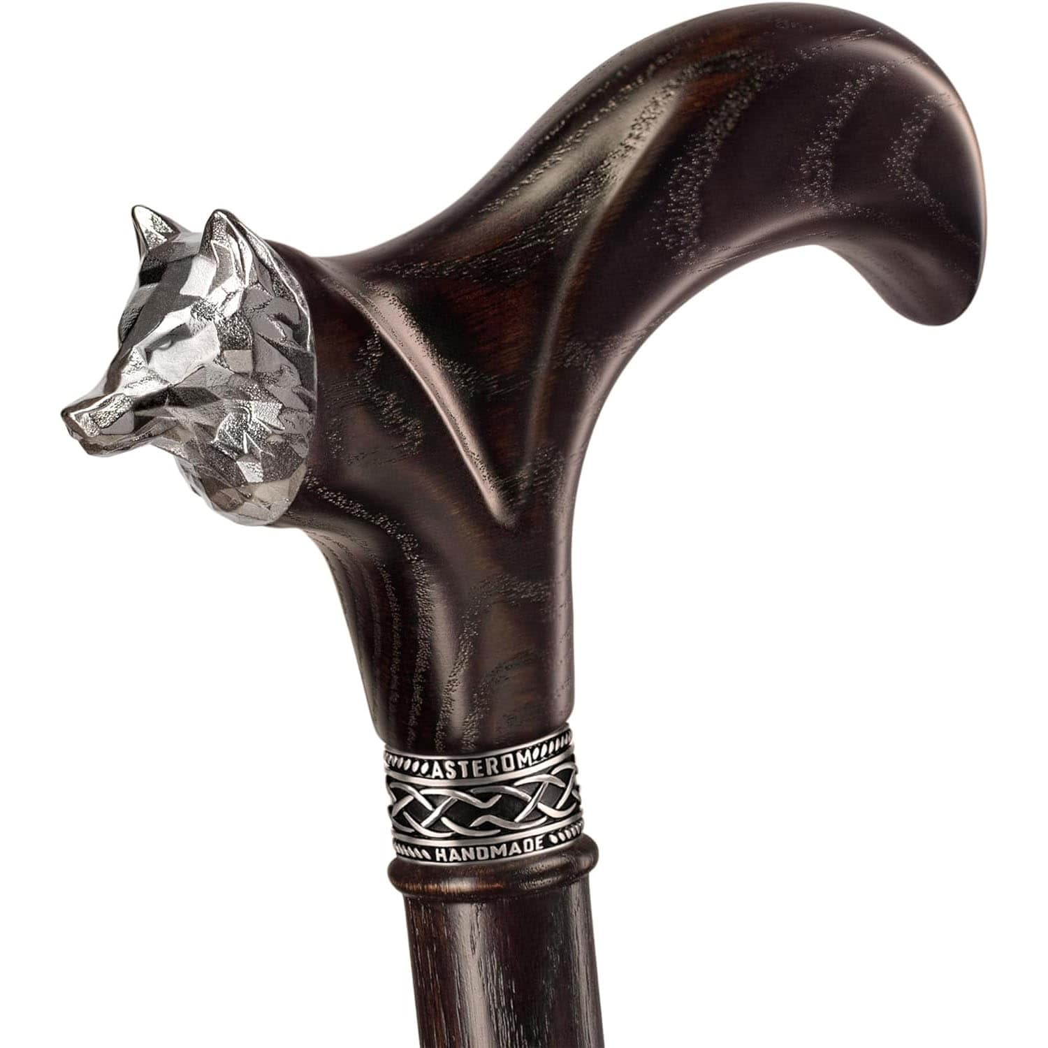 Fox Walking Cane - Custom Length & Color