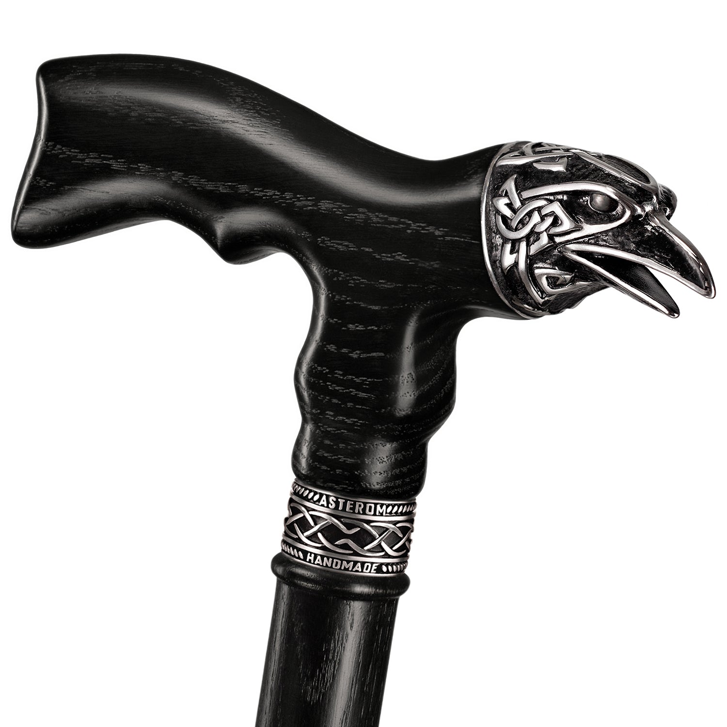 Celtic Raven Cane - Custom Length and Color