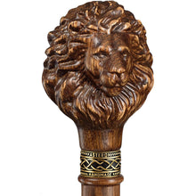 Carved Lion Walking Cane Sturdy Fully Carved Canes Sticks
