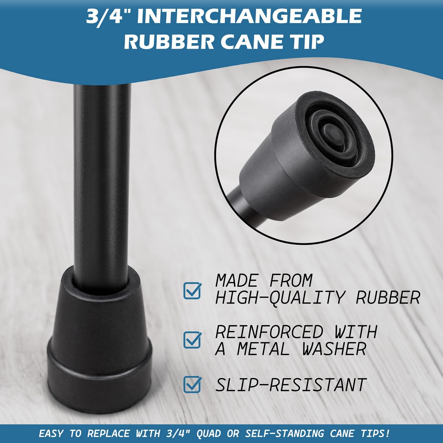 Aluminum Adjustable Shaft 29"-36" for Asterom Canes