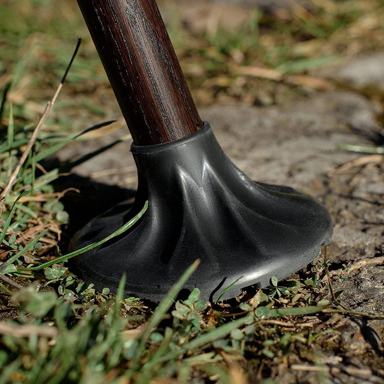 2pcs Wide Rubber Cane Tips - 3/4" Inch