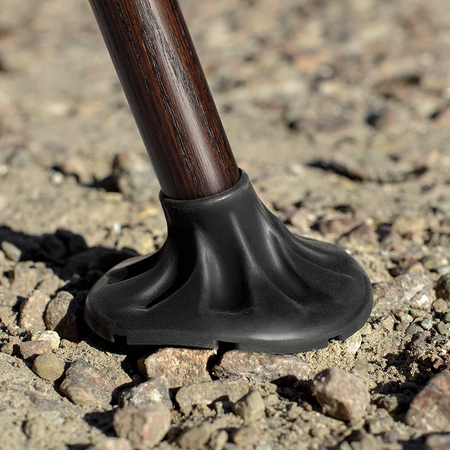 2pcs Wide Rubber Cane Tips - 3/4" Inch