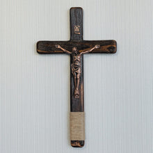 Unique Crucifix Rustic Wall Cross, Wooden Home Decor