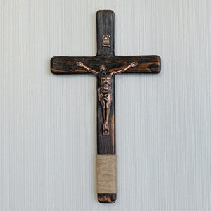 Unique Crucifix Rustic Wall Cross, Wooden Home Decor