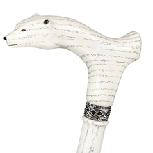 Polar Bear Walking Cane, Custom Length