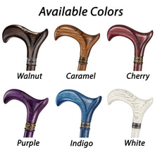 Cool Ergonomic Wooden Cane for Men & Women