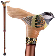 Hand-Painted Birdie Walking Cane for Women