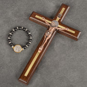 Handmade St Benedict Crucifix Wall Cross