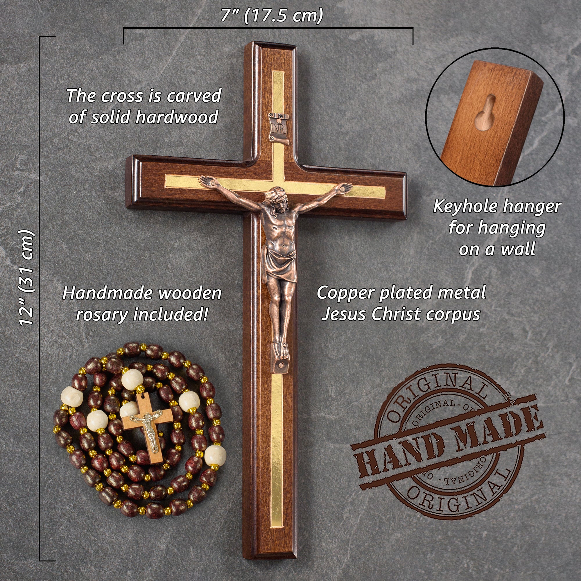 Handmade Crucifix Wall Cross