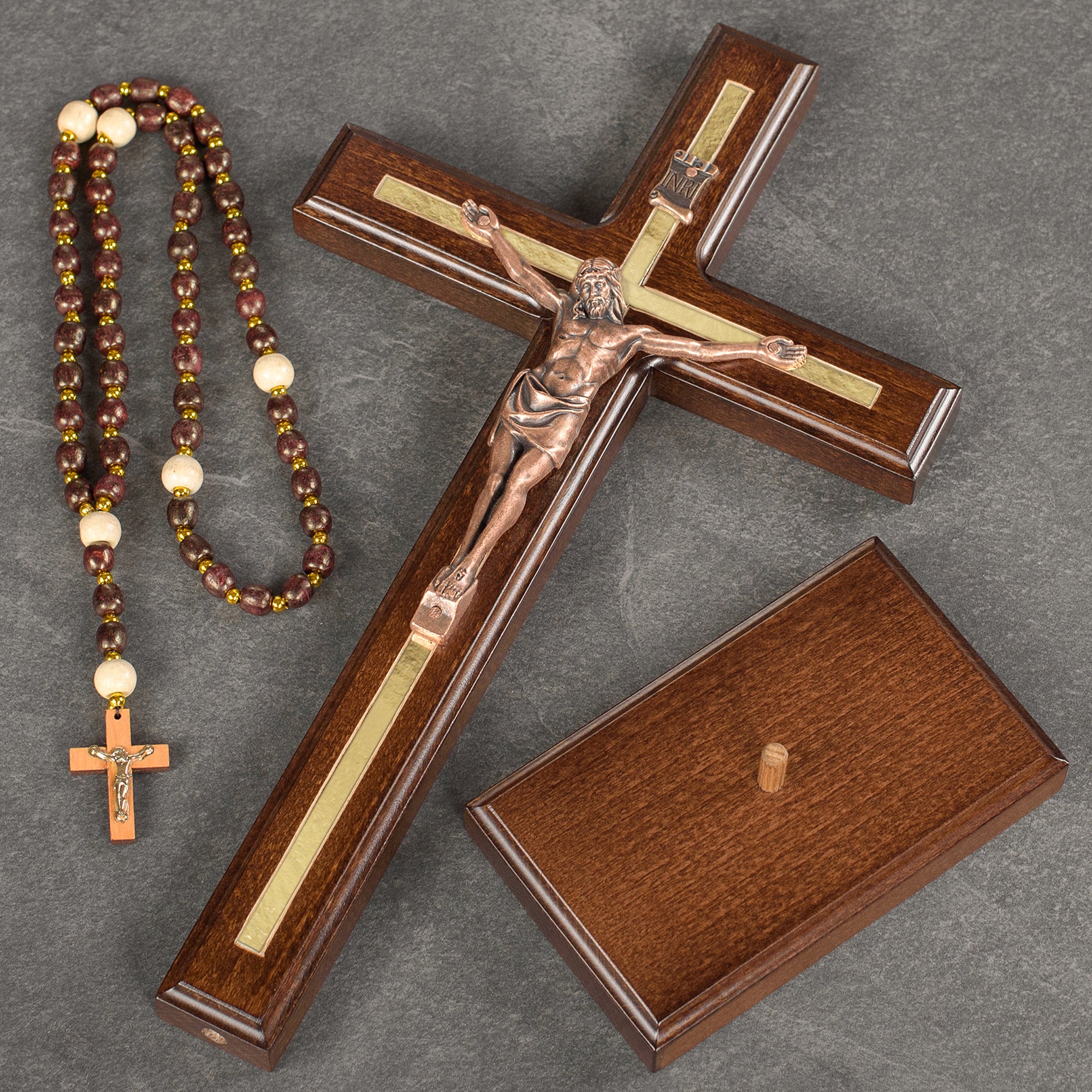 Handmade Standing Crucifix Wall Cross