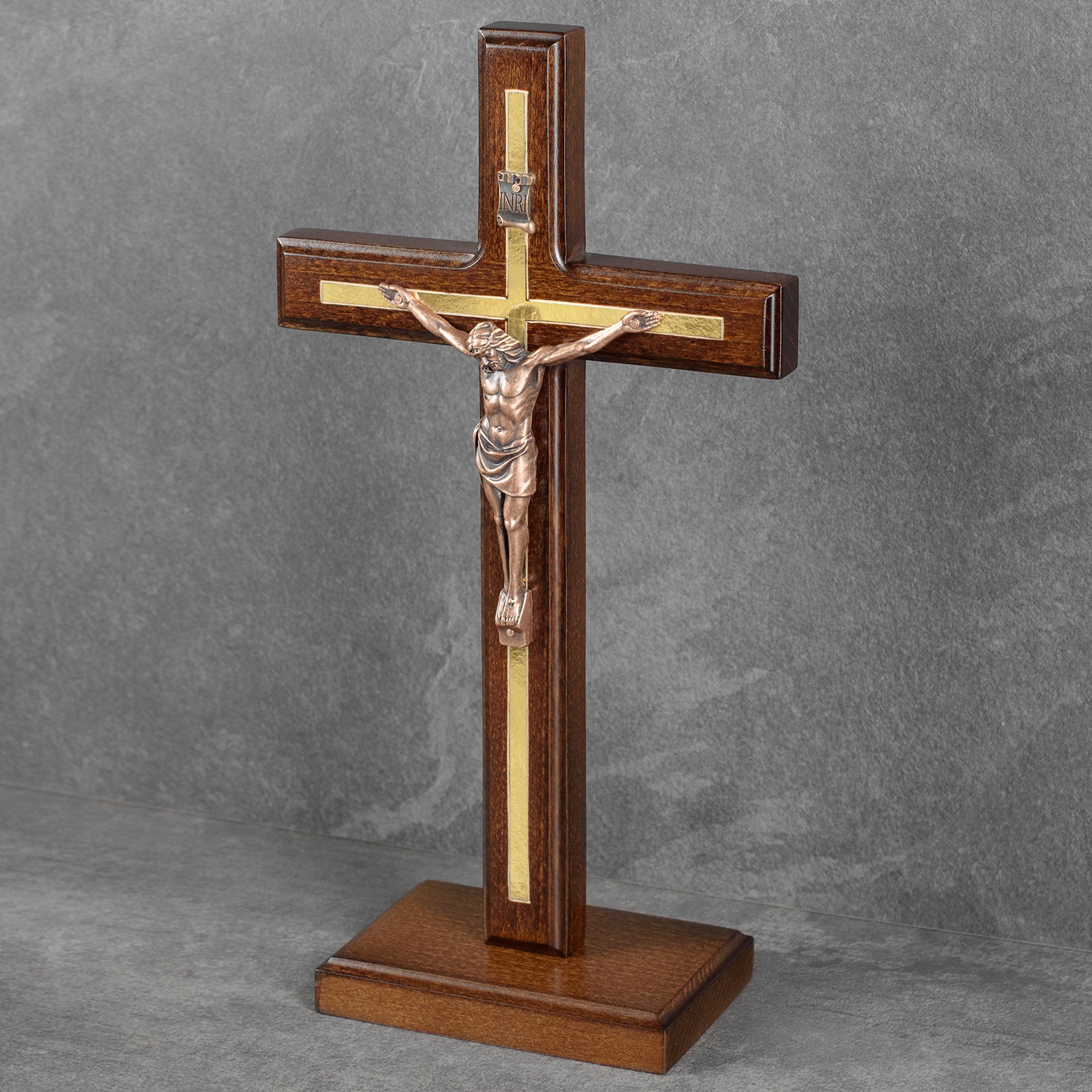 Handmade Standing Crucifix Wall Cross