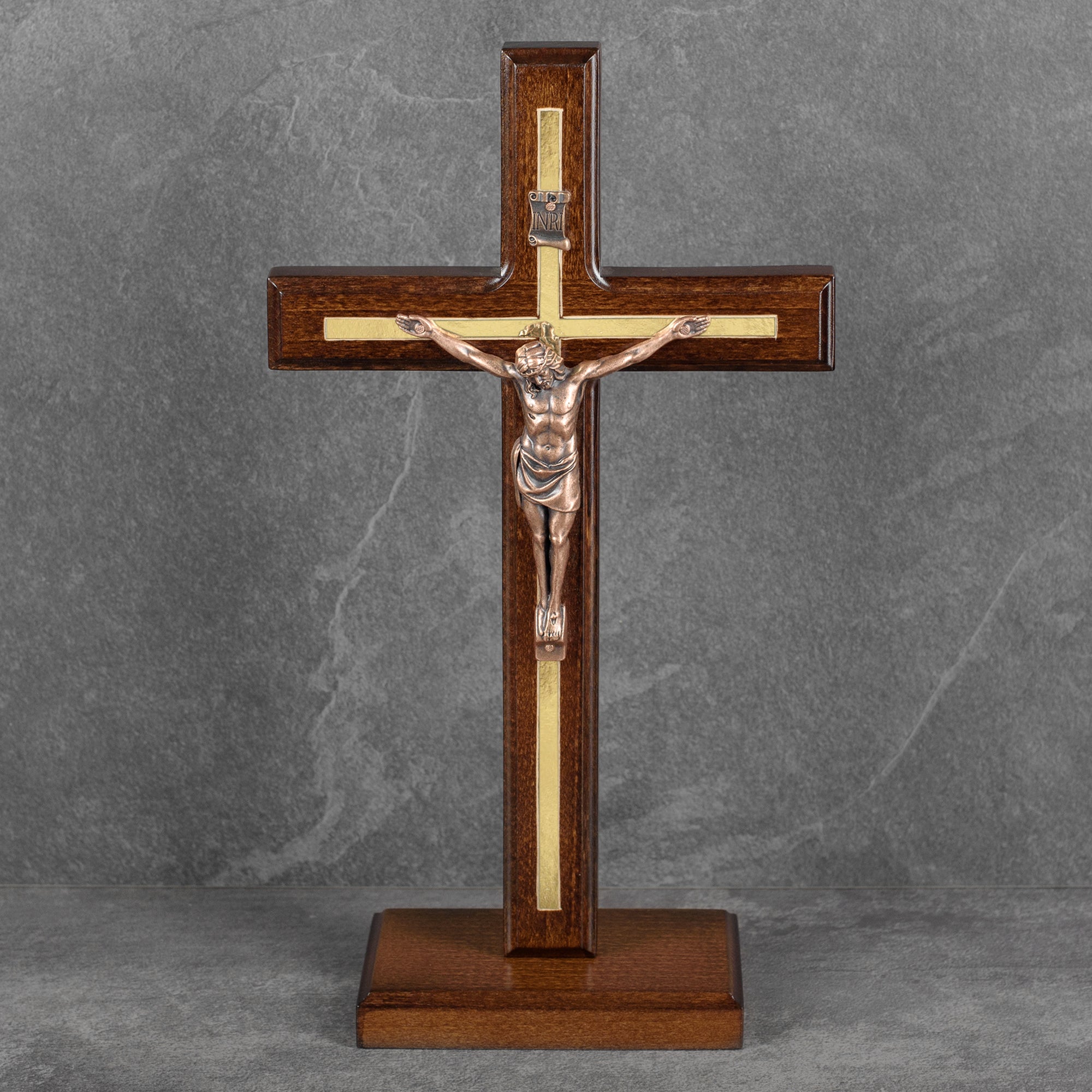 Handmade Standing Crucifix Wall Cross