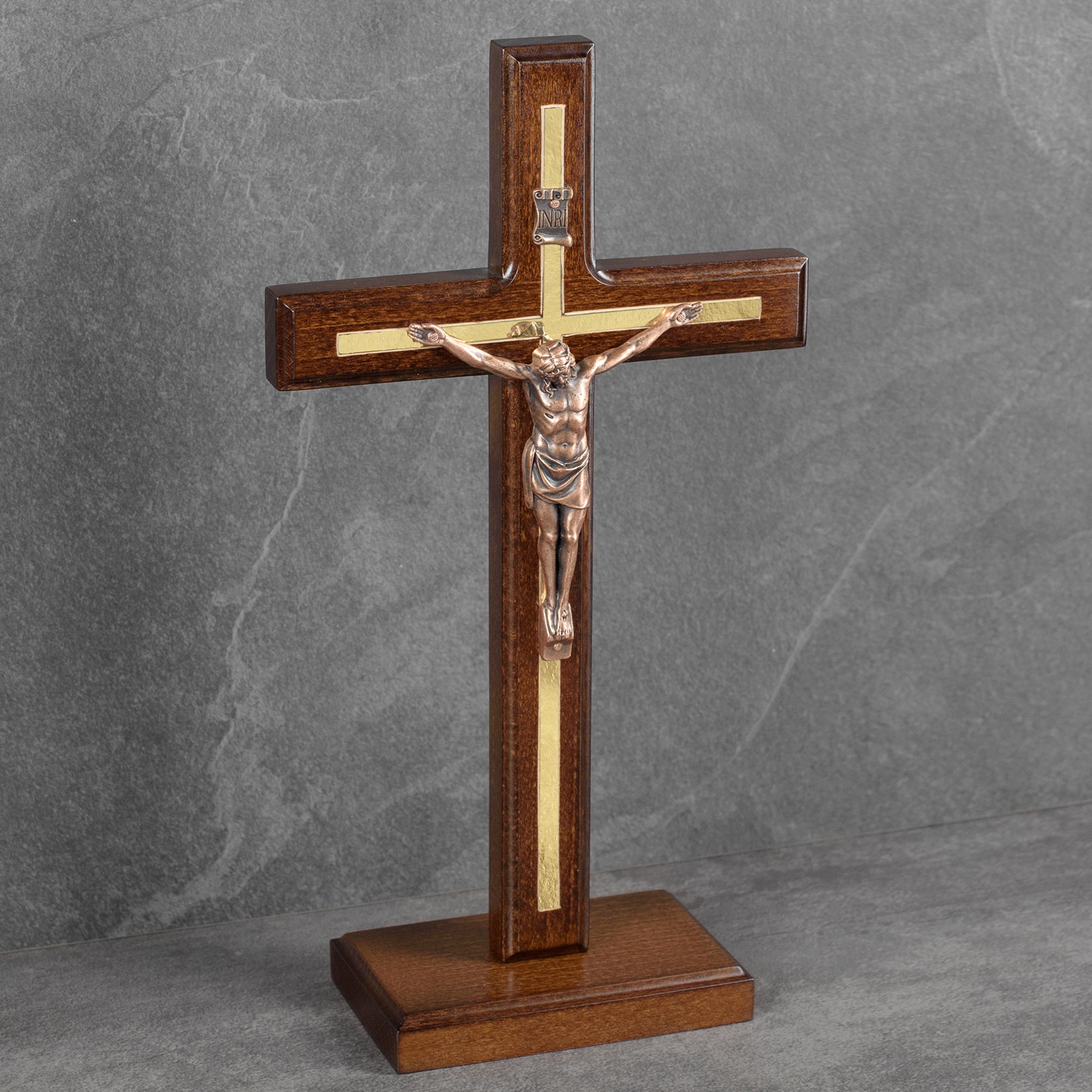 Handmade Standing Crucifix Wall Cross