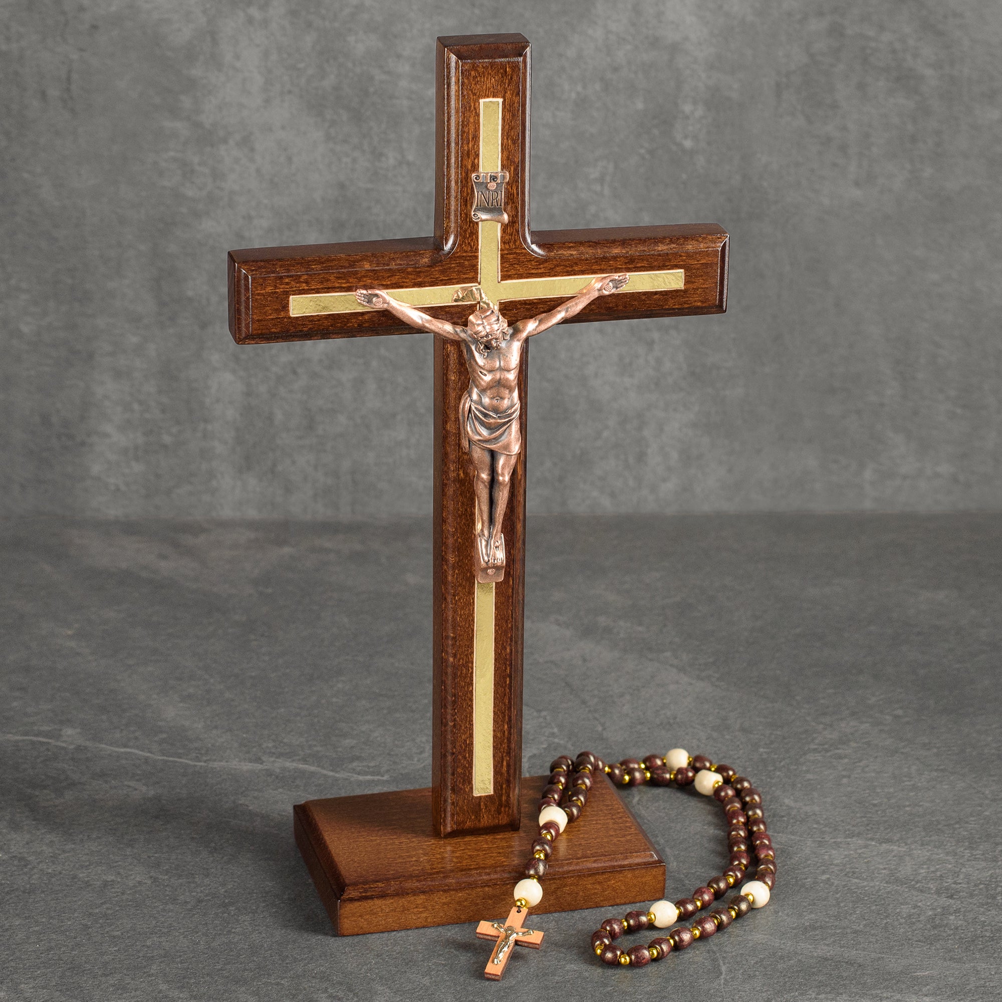 Handmade Standing Crucifix Wall Cross