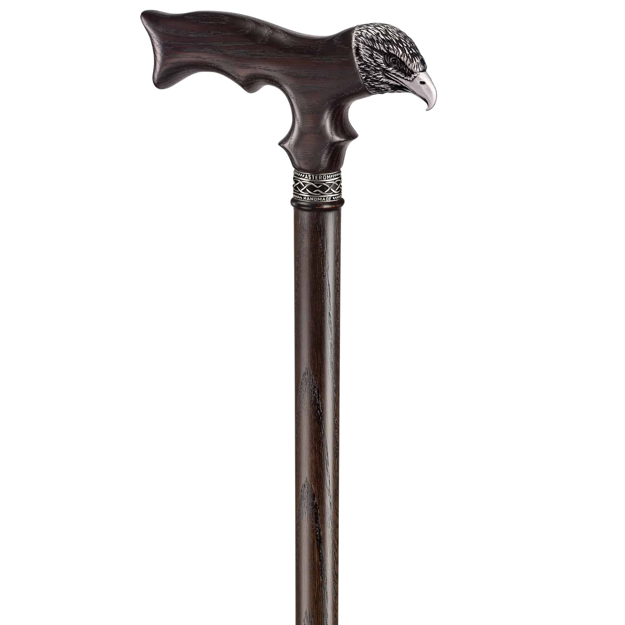 Eagle - Custom Handmade Wooden Walking Cane